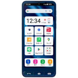 Softbank - HUAWEI.ワイモバイル、スマホ、スマートフォン、ソフトバンク、ブルー、新品 アウトレット】シンプルスタイル HUAWEI nova lite 2（ファー