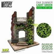 GSWD-4632 ツタの植生シート 大 夏のオークの葉/ライトグリーン [プラモデル用パーツ]
