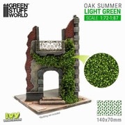 GSWD-4633 ツタの植生シート 小 夏のオークの葉/ライトグリーン [プラモデル用パーツ]
