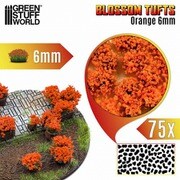 GSWD-13003 満開の花 オレンジ 6mm [ジオラマ素材]