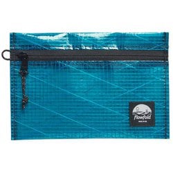 Recycled Sailcloth Voyager Zipper Pouch Medium ffmrtp013 CYAN SAILCLOTH [アウトドア ポーチ]