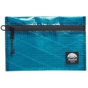 Recycled Sailcloth Voyager Zipper Pouch Medium ffmrtp013 CYAN SAILCLOTH [アウトドア ポーチ]