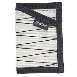 Recycled Sailcloth Minimalist Card Holder Wallet fftj003 WHITE SAILCLOTH [アウトドア ワレット]