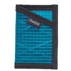 Recycled Sailcloth Minimalist Card Holder Wallet fftj013 CYAN SAILCLOTH [アウトドア ワレット]