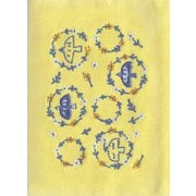 限定 刺繍ブックカバー 青い鳥 HONTOWATASHI QE74