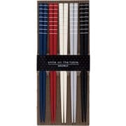 客用箸 ボーダー5膳入 22.5 食洗機対応
