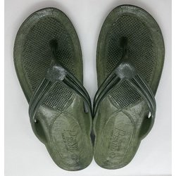 No.95A レディース ギョサン モスグリーン艶ケシ L 24.5cm