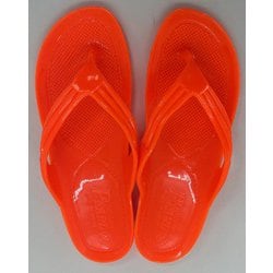 No.95 レディース ギョサン 蛍光 オレンジ M 23.5cm