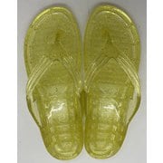 No.95 レディース ギョサン ラメ イエロー M 23.5cm