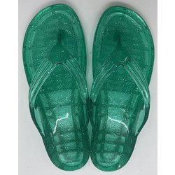 No.95 レディース ギョサン ラメ グリーン M 23.5cm