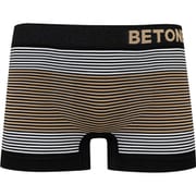 ボクサーパンツ NEON4-B006 BLACK×BEIGE