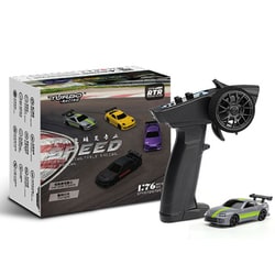 C73 TURBO RACING 1/76 オンロードカー シルバー [ラジコンカー]