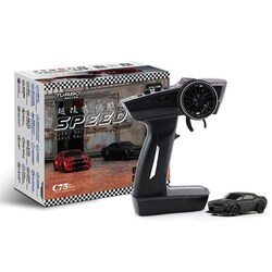 C75-BK TURBO RACING 1/76 オンロードカー ブラック [ラジコンカー]