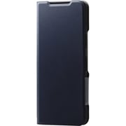 PM-F242PLFUNV [arrows We2 Plus（F-51E）用 レザーケース/手帳型/UltraSlim/薄型/磁石付き/ネイビー]