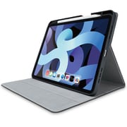 iPad Air 10.9インチ 第5世代 第4世代 (2022/2020年) 用 ケース レザー カバー 手帳型 ApplePencil収納可 ペンスタンド機能付 スリープ対応 マグネット フラップ フリーアングル スタンド機能 耐衝撃 ブラック TB-A20MSABKN