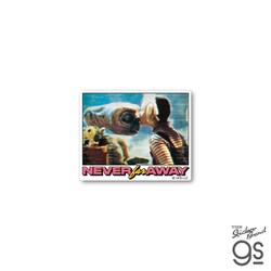 ET-004 ETポスターミニステッカー NEVER for AWAY [キャラクターグッズ]