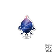 ET-006 ETダイカットミニステッカー 宇宙船シルエット [キャラクターグッズ]