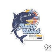 JWS-013 ジョーズ ダイカットステッカー Amity Island [キャラクターグッズ]