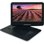 14インチ ポータブルDVDプレイヤー 3WAY電源 KPD-N140-B