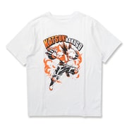 僕のヒーローアカデミア Ｔシャツ 爆豪勝己 WHITE Sサイズ [キャラクターグッズ]
