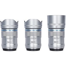 AS-3S-ES-JP [オートフォーカスレンズ F1.2 APS-C 3本セット ソニーEマウント シルバー]