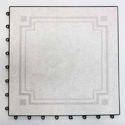 ジョイント式 防虫パネル 屋外 ベランダ バルコニー 縁側 30cm×30cm×18枚入 厚み1.3cm 接触忌避効果 BJP-30 30cmX30cmX18マイ プレーン グレー