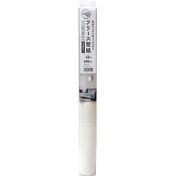FWS-01 45cmX250cm ミルキーホワイト [貼ってはがせる 消臭機能付き フリース壁紙 45cm×250cm ミルキーホワイト]