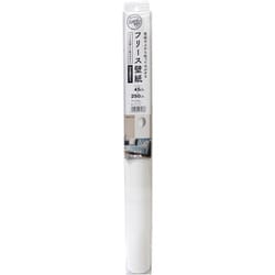 FWS-06 45cmX250cm ピュアホワイト [貼ってはがせる 消臭機能付き フリース壁紙 45cm×250cm ピュアホワイト]