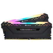 VENGEANCE RGB PRO DDR4 UDIMM 16GB (8GBx2) DDR4-3200 (PC4-25600) CL16/1.35V XMP2.0 Black CMW16GX4M2E3200C16