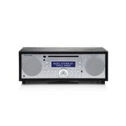 BTクロック付 ラジオスピーカー Music System BT Silver-Black Ash MSYBT-1775-JP