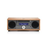 BTクロック付 ラジオスピーカー Music System BT Metallic Taupe-Cherry MSYBT-1530-JP