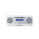 BTクロック付 ラジオスピーカー Music System BT Silver-Piano White MSYBT-0674-JP
