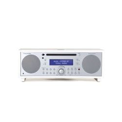 BTクロック付 ラジオスピーカー Music System BT Silver-Piano White MSYBT-0674-JP