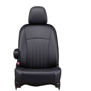 43EDA6583KW [シートカバー 全席セット ミラトコット ライン ブラック×ホワイトステッチ]