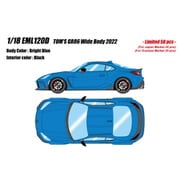EML120D 1/18 TOM'S GR86 Wide Body 2022 ブライトブルー [レジンキャストミニカー]