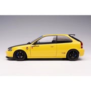 M85016 1/18 ホンダ シビック Type R EK9 Spoon サンライトイエロー [ダイキャストミニカー]