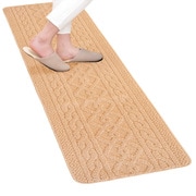 キッチンマット アラン 約縦45cm×横180cm ベージュ