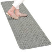 キッチンマット アラン 約縦45cm×横180cm グレー