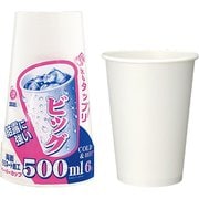 KSSP16EW [新エコノウエア 紙コップ 約500ml 約口径9cm×底径6.1cm×高さ12.5cm 6個 ホワイト]