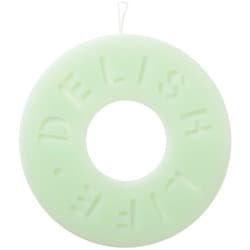 Delish Life シリコントリペット 鍋敷き サークル 約直径18cm×高さ0.6cm ドロップグリーン 4581