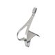 TOE CLIP STEEL シルバー LL 528-00905