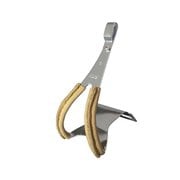 TOE CLIP STEEL with Leather ブラウン SS 528-00823