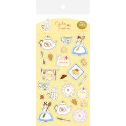 限定 箔押しシールシート ケーキハウス QS225