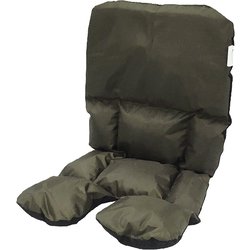 228127 チャイルドシート用クッション 前後兼用 カーキ 285-00048
