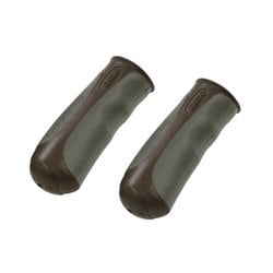 AG-021 グリップ（ハーフ&ハーフ） こげ茶/ブラック 210-03086