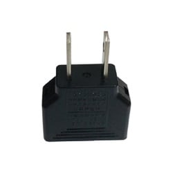 WP-122JS [日本国内旅行用変換プラグ SE→A 2個セット BK]