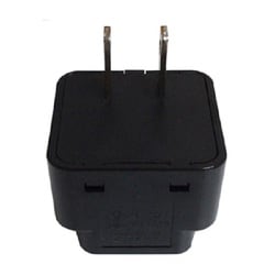 WP-124JS [日本国内旅行用変換プラグ BF→A 2個セット BK]
