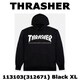 メンズパーカー 並行輸入品 113103 Black XLサイズ