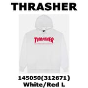 メンズパーカー 並行輸入品 145050 White/Red Lサイズ