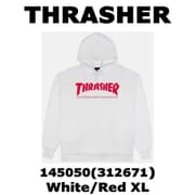 メンズパーカー 並行輸入品 145050 White/Red XLサイズ